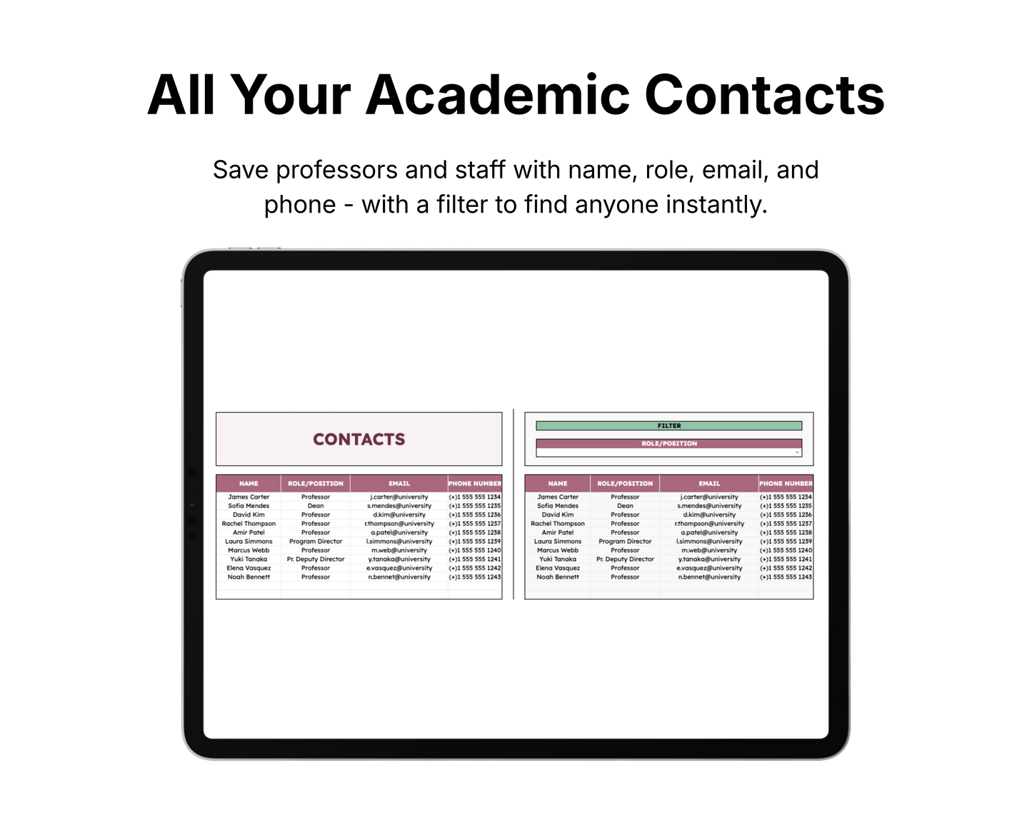 Student Planner