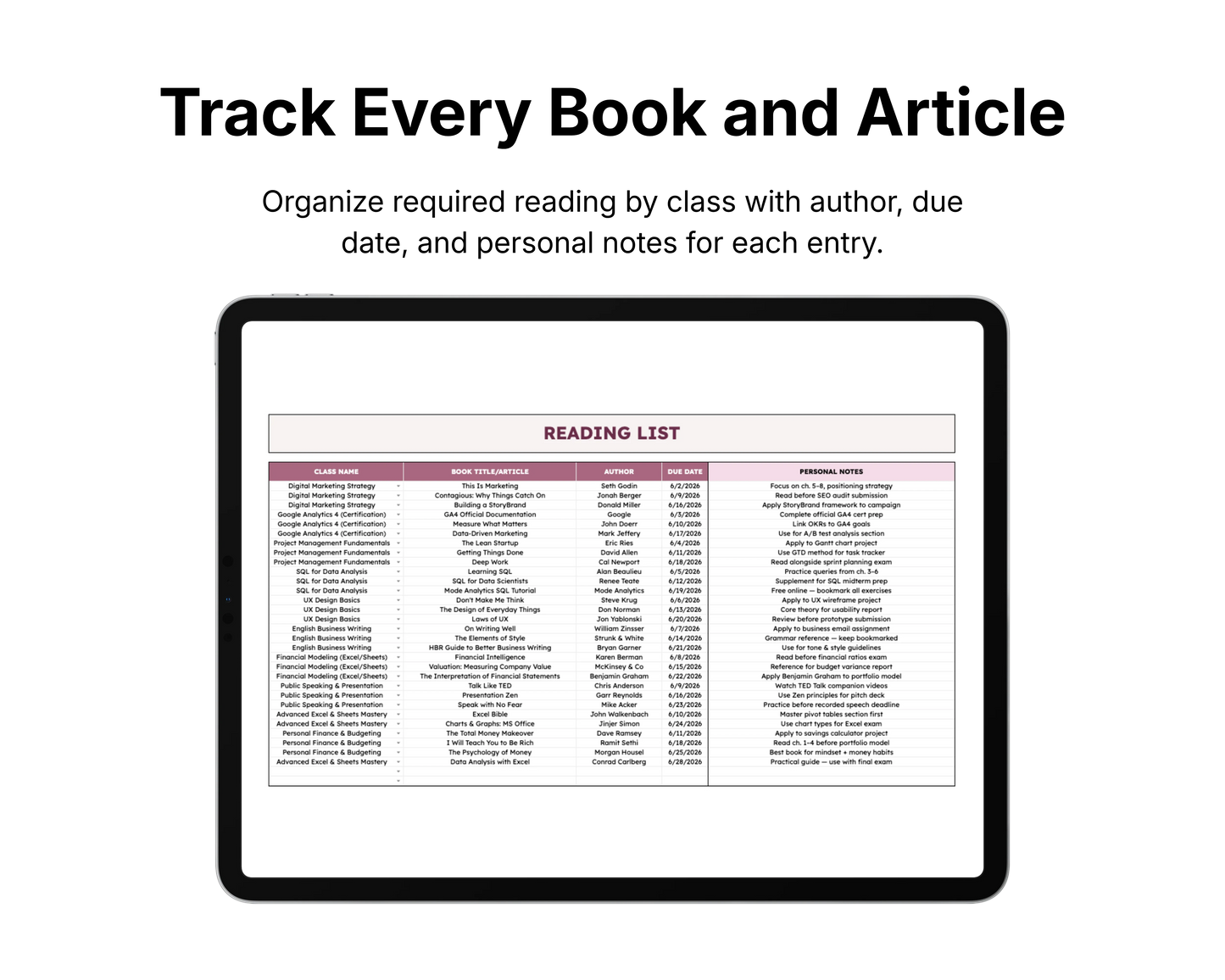 Student Planner
