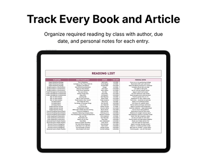 Student Planner