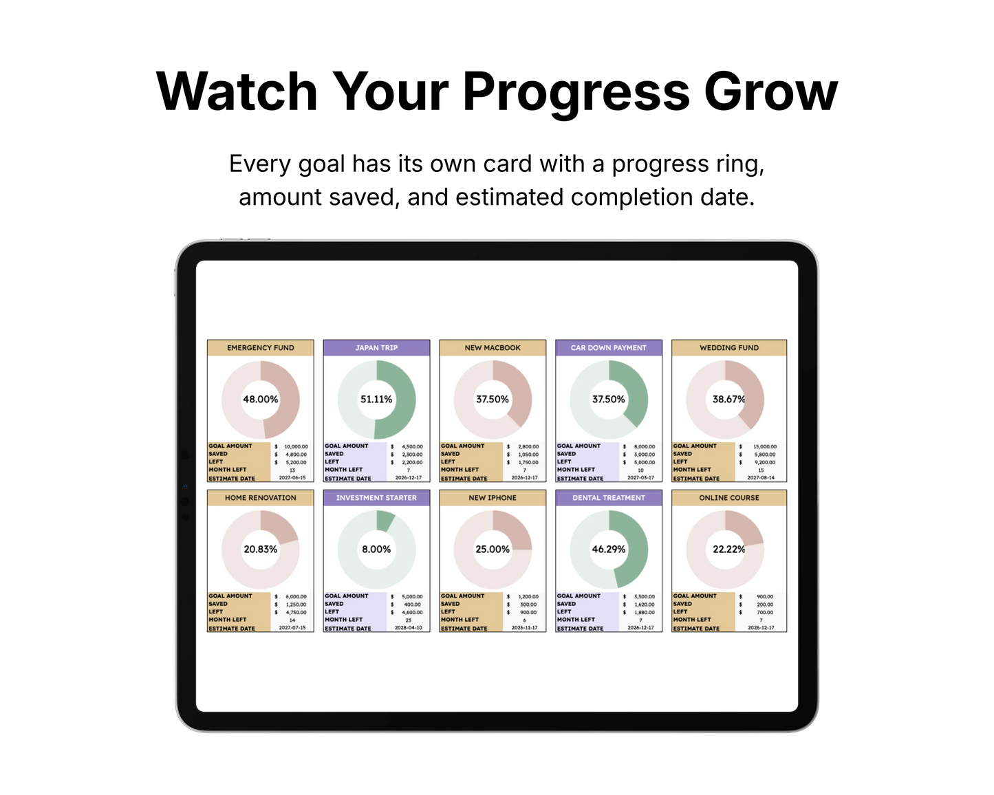 Savings Tracker