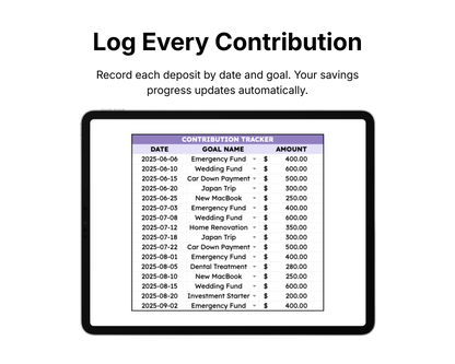 Savings Tracker